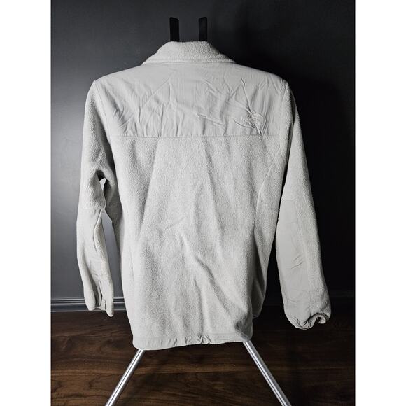 THE NORTH FACE Denali Full Zip Polartec Fleece Jacket Gray Pockets LARGE - Picture 4 of 6